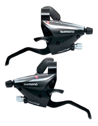 Par Alavanca Freio Trocador Shimano Ef500 24v 3x8 Ez Fire