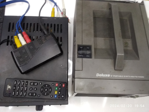 Mini Televisão Tv Rádio Am/fm (Usado)
