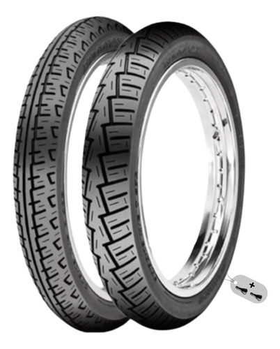 Kit Par Pneu Maggion Winner 90/90-18 E 80/100-18 + 2 Bicos