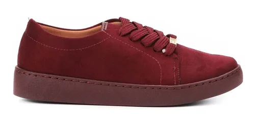 Tenis de hotsell camurça feminino vinho
