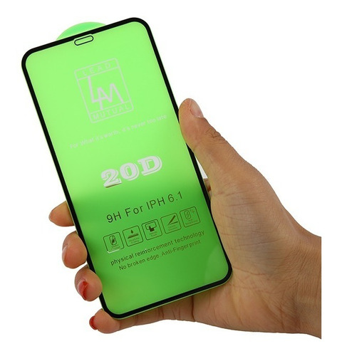 Mica Cristal Templado 20d Para iPhone XR + Protector Cámara