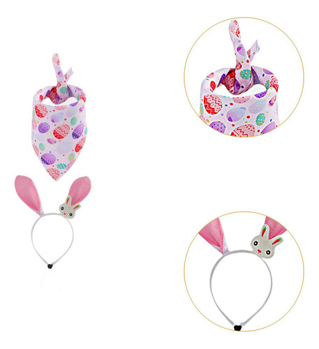 Iy Pañuelo For Perro, Bufanda For Perros Pequeños M Rosa