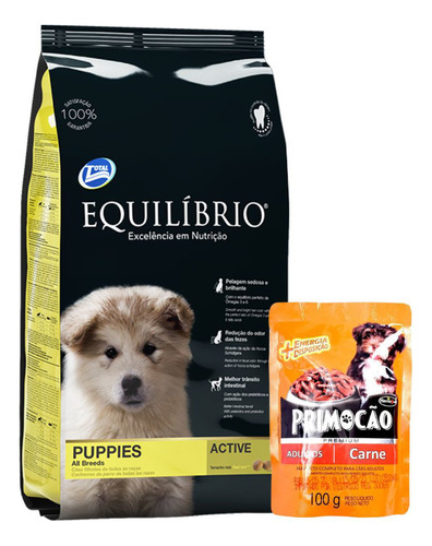 Alimento Equilibrio Perro Cachorro Todas Las Razas 2 Kg + Re