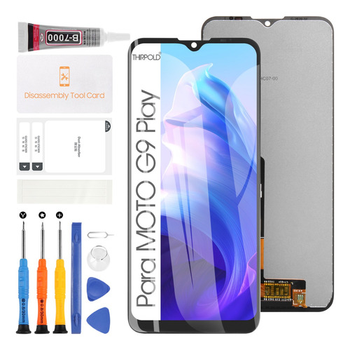 Para Moto G9 Play/e7 Plus Xt2081 Pantalla Táctil Lcd 