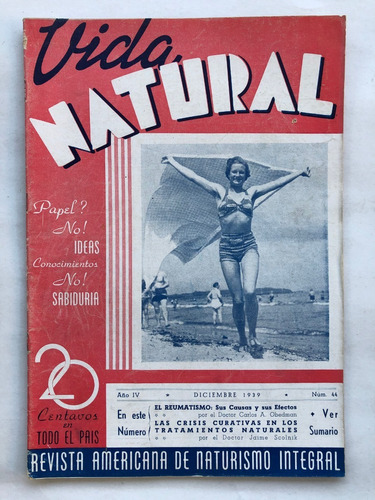 Revista Vida Natural N° 44 Diciembre 1939