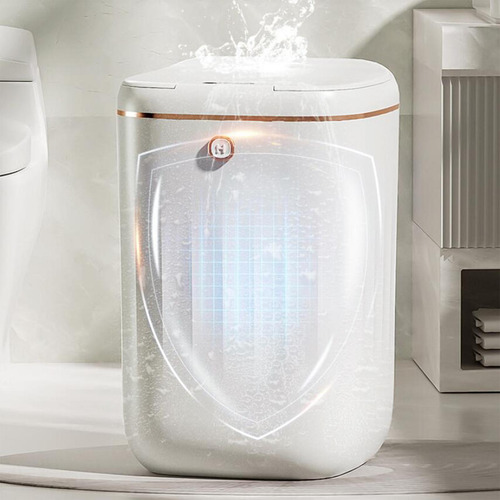 Cubo De Basura De Inducción Con Tapa Eléctrico Práctico