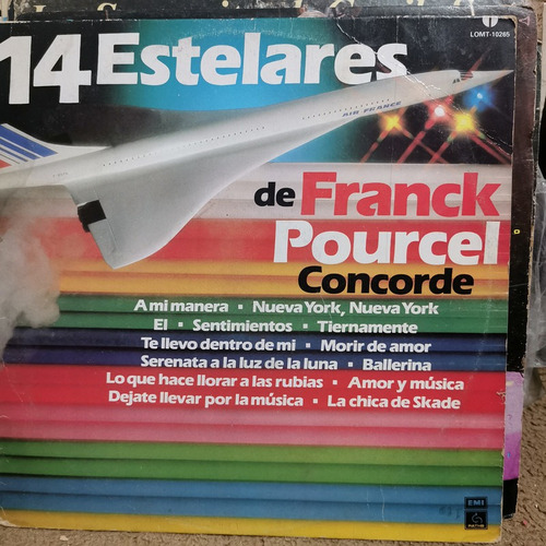 Disco Lp Franck Pourcel-concorde Estelares Catorce-