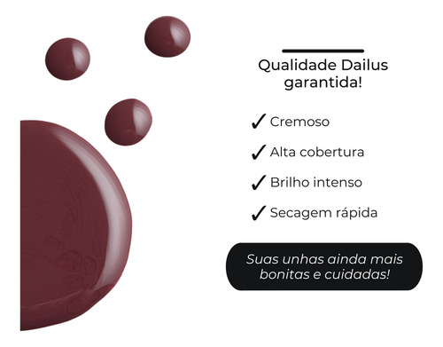Esmalte Dailus Queridinhos Petit Four - 8ml