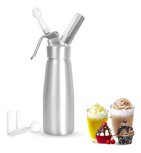 Dispensador De Crema Batida De 500 Ml Para Reposteria