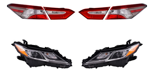 Calaveras Y Faros Toyota Camry 18/19 Depo