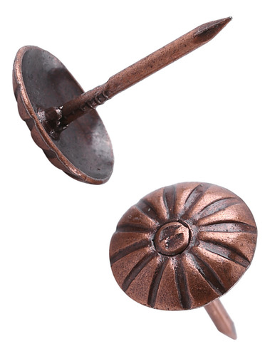 100 Clavos Decorativos Para Tapicería Vintage, Color Bronce