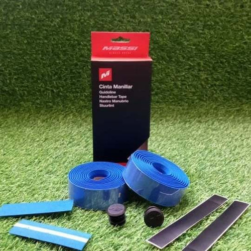 Cinta De Manillar Para Bicicleta De Ruta Massi Summer Azul.