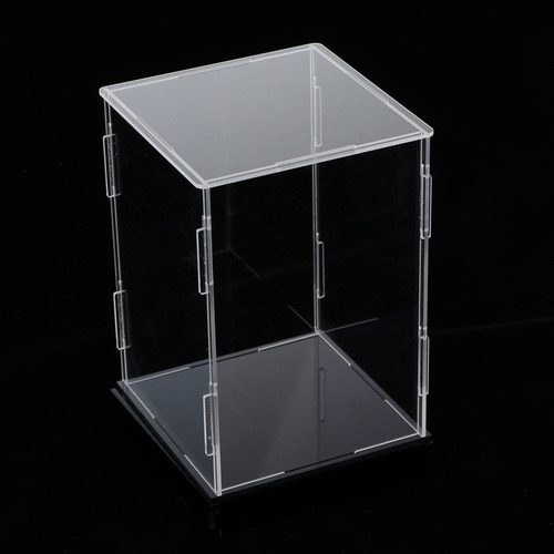 Caja De Exhibición De Acrílico Transparente El 10x10x20cm