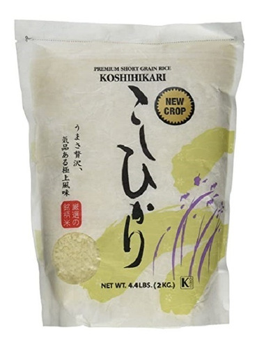Imagen 1 de 1 de Arroz Koshihikari Premium Arroz De Grano Corto 2kg