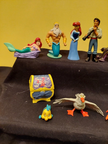 Sirenita Ariel Disney Set Mini Tipo Polly Armado (Usado)
