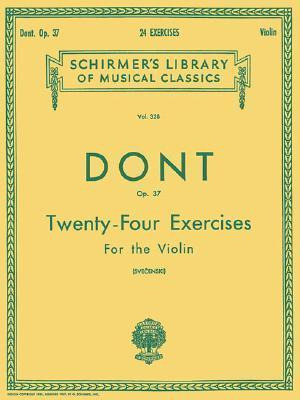 Libro Twenty-four Exercises For The Violin : Op. 37 - Jac...