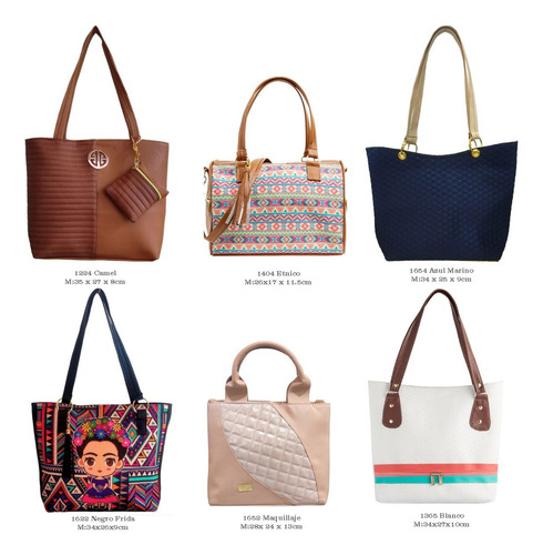 Lote #1 De 10 Mochilas O 10 Bolsas Dama Bolsos Color Rojo