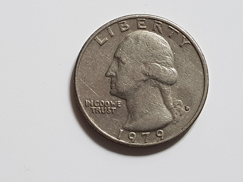 Moneda Quarter Dollar 1979 Usa Eeuu Dolar 25 Centavos Denver