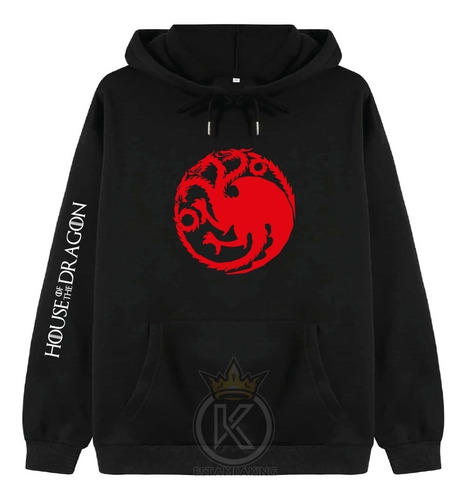 Poleron Unisex Casa De Dragones - Targaryen  - Estampaking