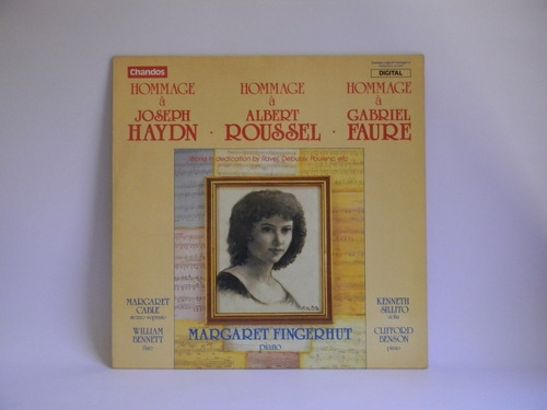 Haydn Faure Roussel Lp Margaret Fingerhut Piano Vinilo