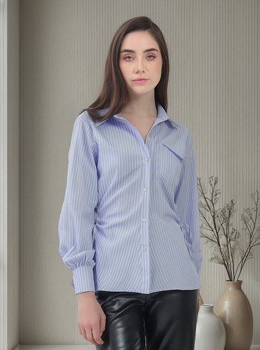 Blusa Para Mujer Long Fit With String At Side Forever 21