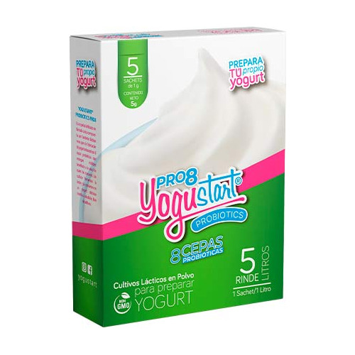 Yogurt En Polvo Liofilizado Yogustart 5 Un