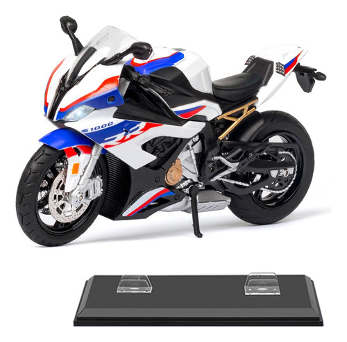 Bmw S1000rr Superbike Miniatura Metal Carreras Motos 1/12