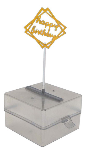 Imagen 1 de 8 de Pastel De Plata Tirando De La Caja De Pastel De Cumpleaños