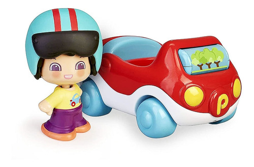 Figura Pinypon Baby Incluye Auto Original