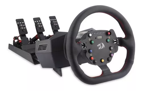 Volante Corrida Gamer Redragon Gt-32 P/ Pc - Escorrega o Preço