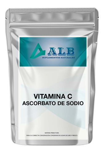 Vitamina C Ascorbato De Sodio 1 Kilo Envío Gratis Alb