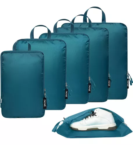 Pack Gear Organizador colgante de maleta, cubos de embalaje plegables  esenciales de viaje, paquete grande o equipaje de mano, organizador de  estante
