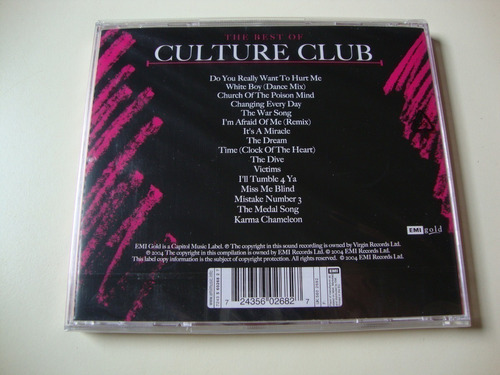 Cd - Culture Club - Lo mejor de - Importado, Lacrado