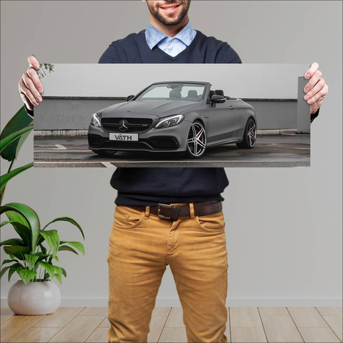 Cuadro 30x80cm Auto 2018 Mercedes Amg C 63 Cabri 934