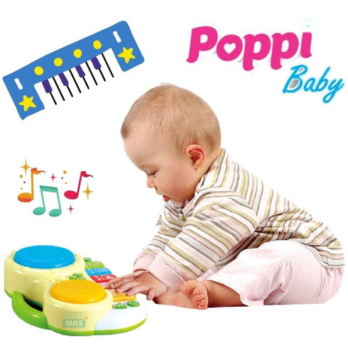 Imagen 4 de 4 de Organo Musical Infantil Didactico Interactivo Ingles Español Color Blanco