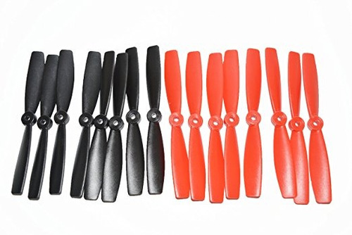 16pcs 6045 Bull Nose Puntales Abs Propeller Ccw Cw Para Qav2