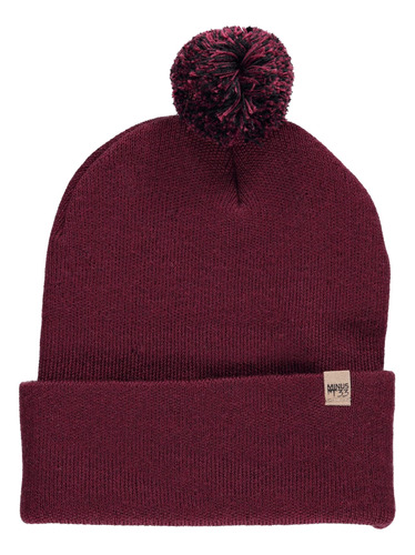 100 % Lana De Merino Everyday Knit Cuff Pom Beanie - Gorro D