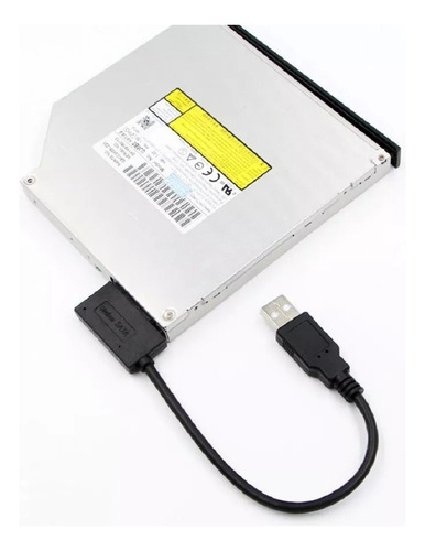 Cable Convertidor Mini Sata A Usb  / Unidad Dvd De Portatil