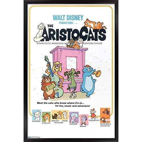 Póster De Disney Aristogatos  One Sheet , 14.725  X 22...