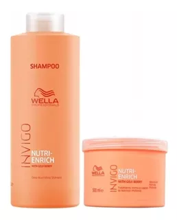 Shampoo 1000ml + Mascarilla 500ml Invigo Nutri Enrich Wella
