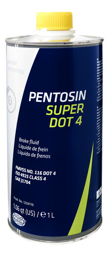 Liquido De Frenos Pentosin Super Dot 4 Toyota Hiace 2006/200