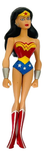 Jlu Mulher-maravilha Defeito No Rosto Boneco 11 Cm De Altura