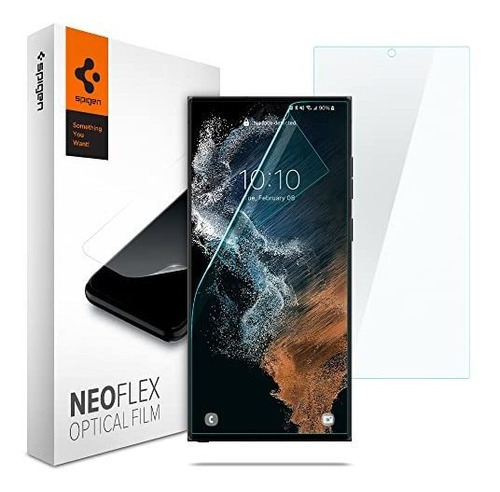 2 Films Para Pantalla Samsung S22 Ultra Spigen Neoflex