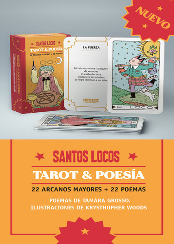 Imagen 3 de 5 de Tamara Grosso Tarot Y Poesía Santos Locos