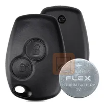 Comprar Kit Capa Chave Renault Sandero Logan Duster Até 2016 Bateria