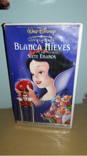 Vhs Disney Blanca Nieves Edición De Colección Vintage