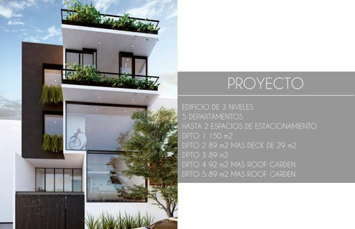 Imagen 1 de 7 de Excelentes Departamentos En Pre Venta En Roma Sur!