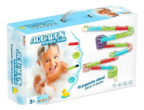 Laberinto Para Bebés Didáctico Agua Bañadera Con Bolitas Color Multicolor