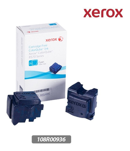 Imagem 1 de 1 de Cartucho Cera Colorqube 8570 Ciano 108r00936 Xerox