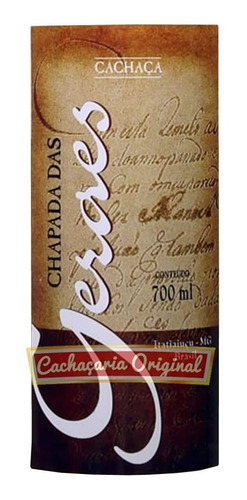 Cachaça Chapada Das Geraes 700ml